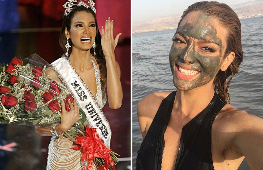 Palcoscenico VS vita reale: 20 miss su e giù dalla passerella