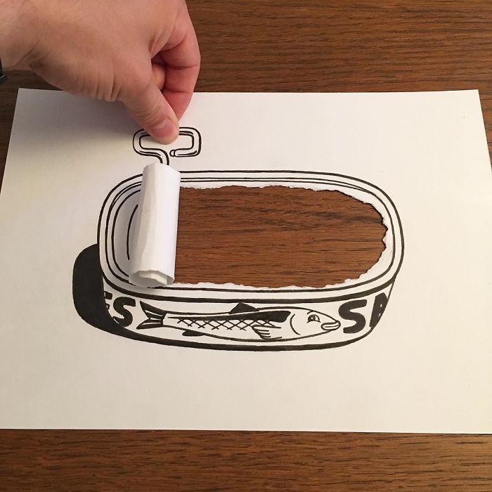 30 disegni 3D che raccontano imprevisti e storie di vita quotidiana