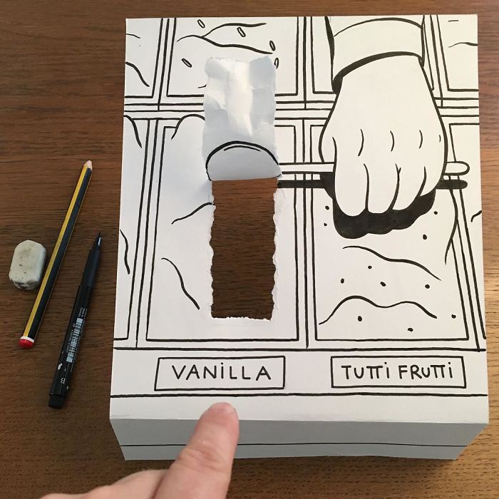 30 disegni 3D che raccontano imprevisti e storie di vita quotidiana