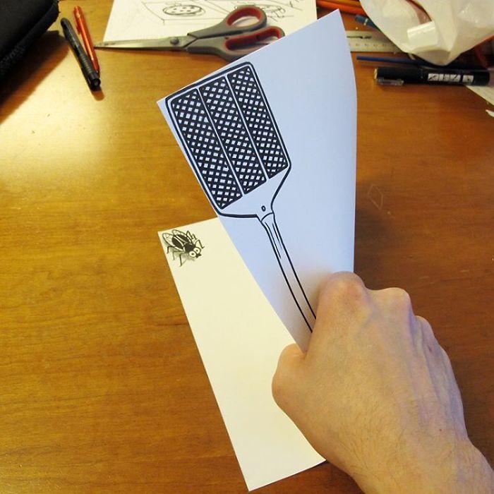 30 disegni 3D che raccontano imprevisti e storie di vita quotidiana