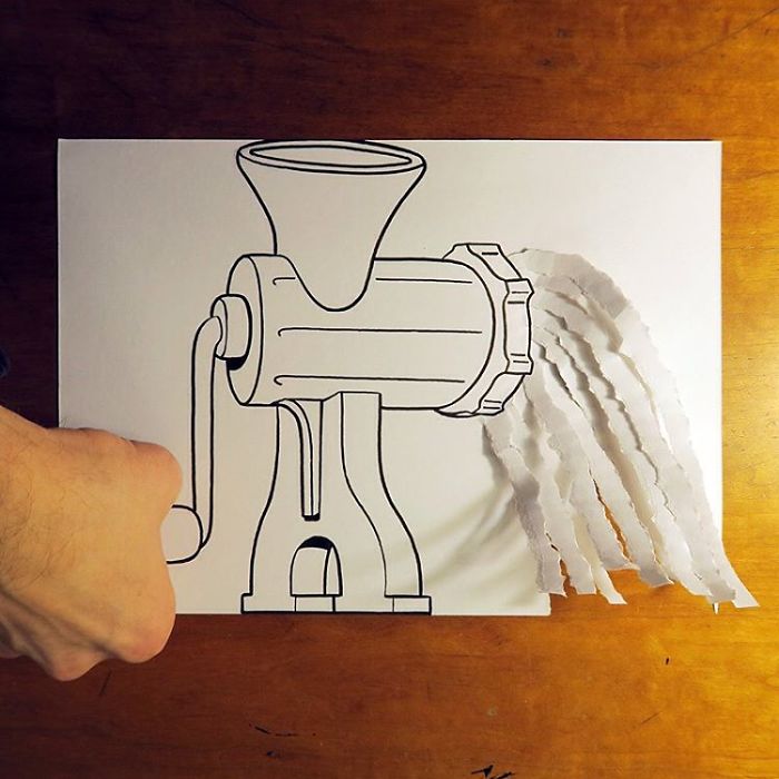 30 disegni 3D che raccontano imprevisti e storie di vita quotidiana