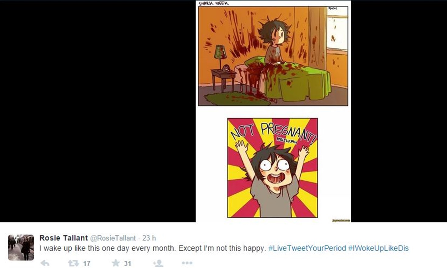 Donne con il ciclo 23 e immagini divertenti Roba da Donne