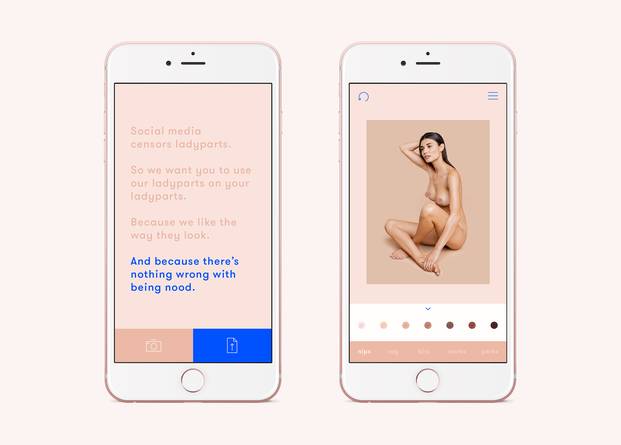 Un'applicazione per celebrare il nudo femminile... anche su Instagram