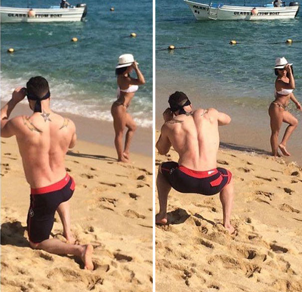 Cosa non si fa per amore... la dura vita dei fidanzati "selfie-stick"