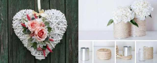 Matrimonio shabby chic: 15 idee fai da te roba da donne Decorazioni shabby chic fai da te