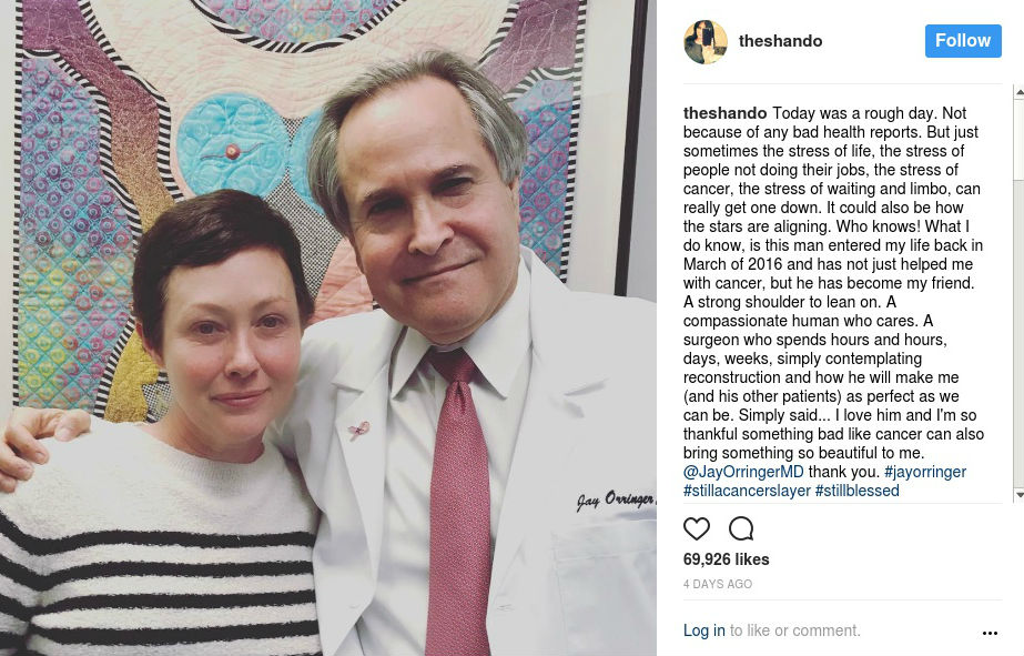 Shannen Doherty, il dolore e il coraggio della lotta contro il cancro