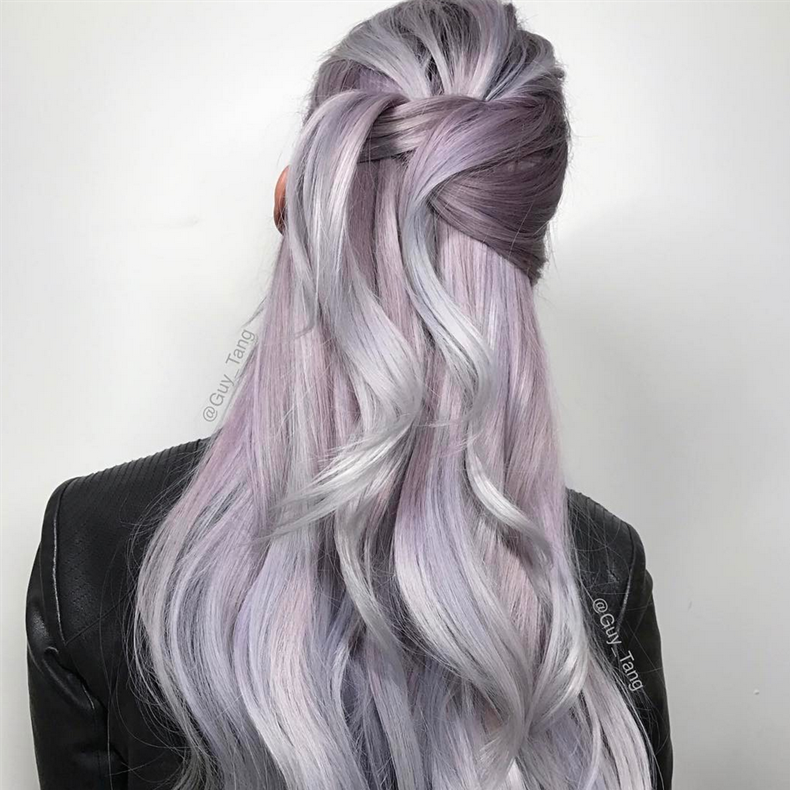 Geode hair: capelli arcobaleno come le pietre semipreziose