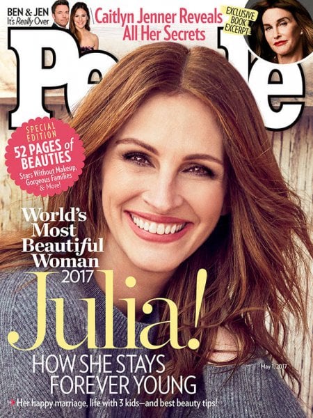 Julia Roberts è (di nuovo) la più bella del mondo. Ma chi sono le altre?