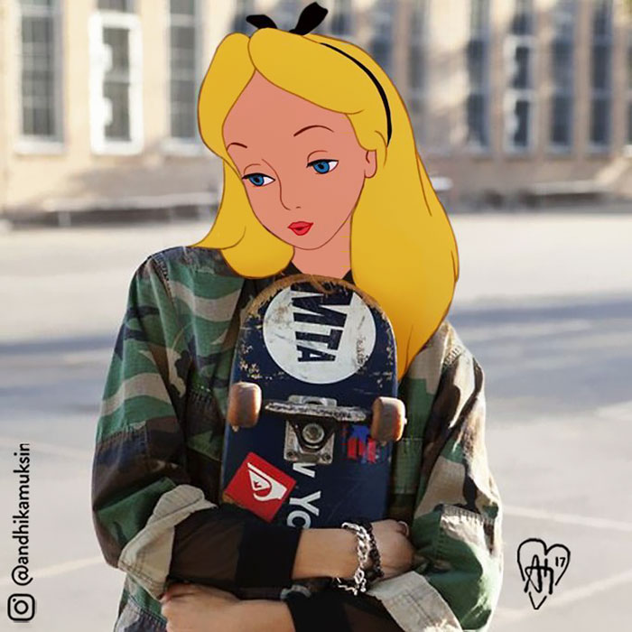 Se le principesse e i principi Disney fossero delle star di oggi