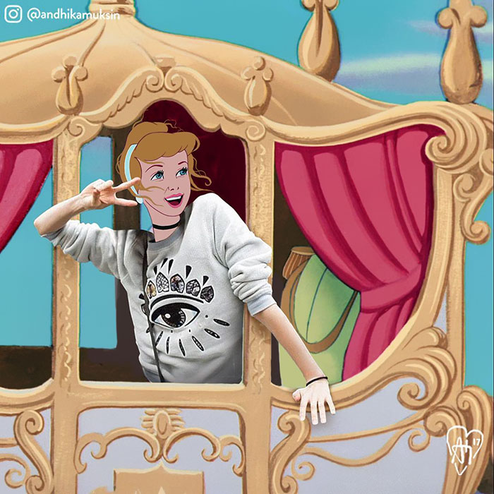 Se le principesse e i principi Disney fossero delle star di oggi