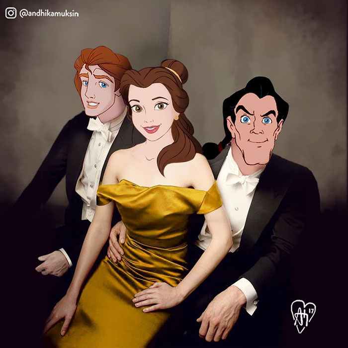 Se le principesse e i principi Disney fossero delle star di oggi