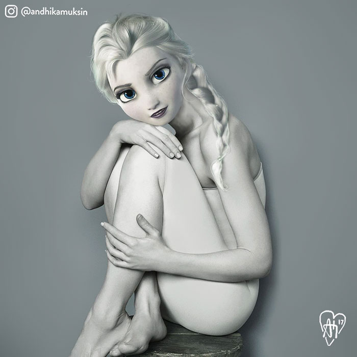 Se le principesse e i principi Disney fossero delle star di oggi