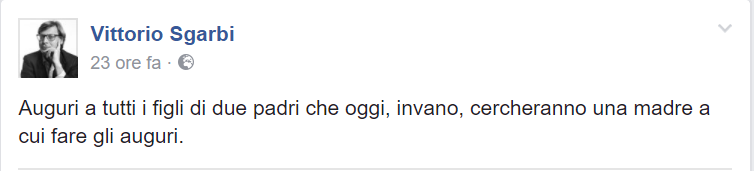 E i figli dei gay? Quei post choc di Sgarbi e Nina Moric sulla Festa della Mamma