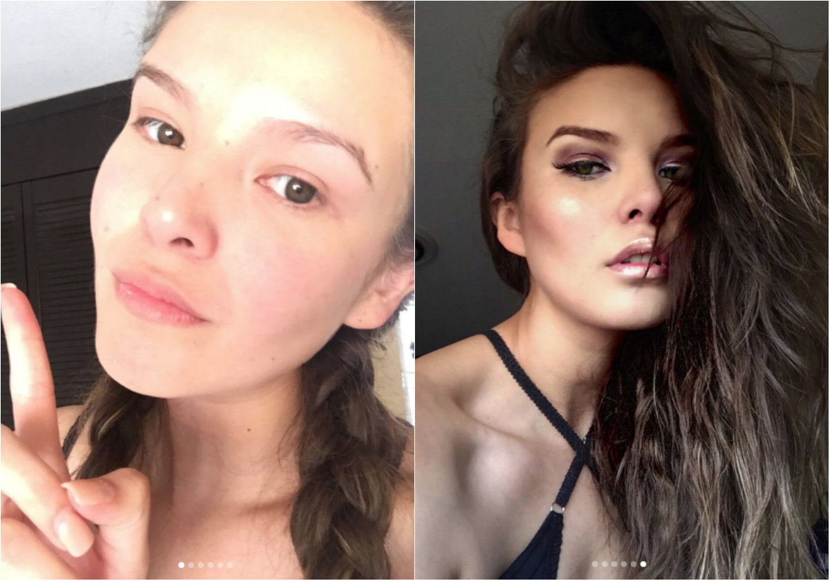 15 donne che cambiano completamente con il trucco (senza photoshop!)