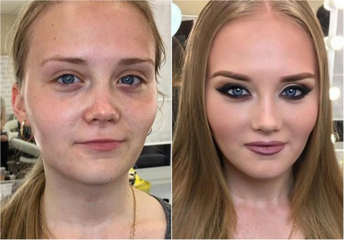 15 donne che cambiano completamente con il trucco (senza photoshop!)