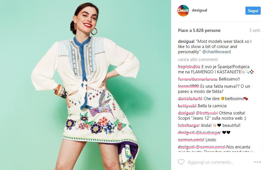 Desigual sceglie la modella con la cellulite: zero Photoshop, zero complessi
