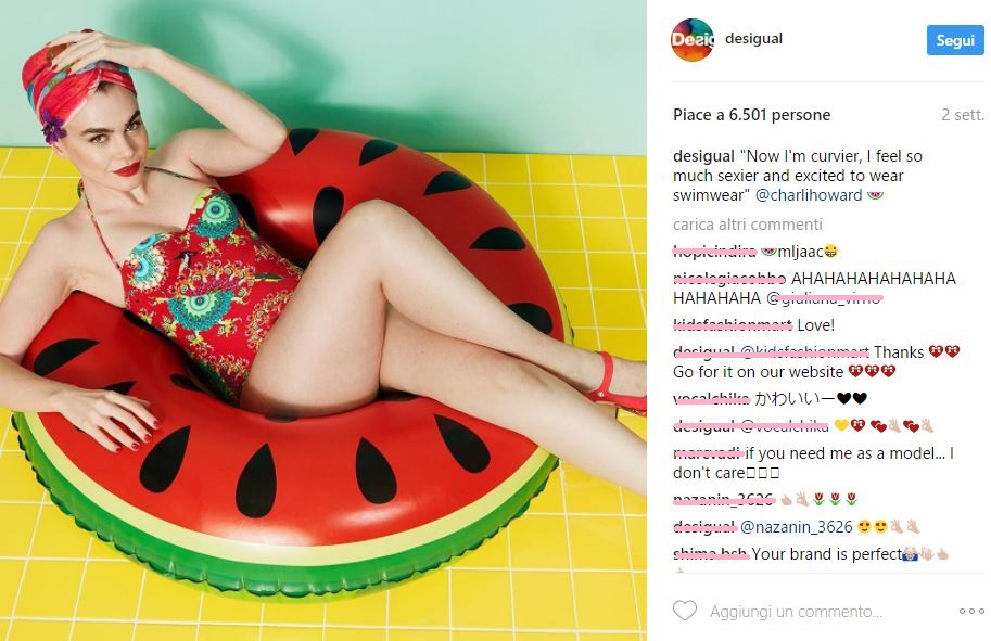 Desigual sceglie la modella con la cellulite: zero Photoshop, zero complessi