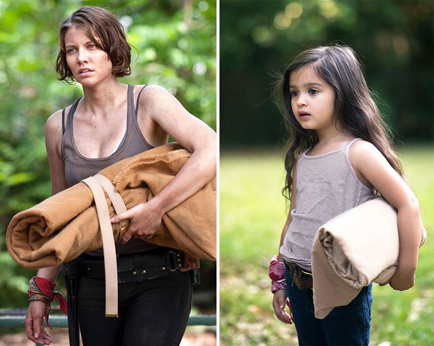 Questa bimba di 3 anni ricrea le foto di donne forti famose