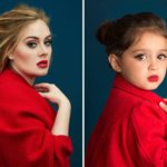 Questa bimba di 3 anni ricrea le foto di donne forti famose
