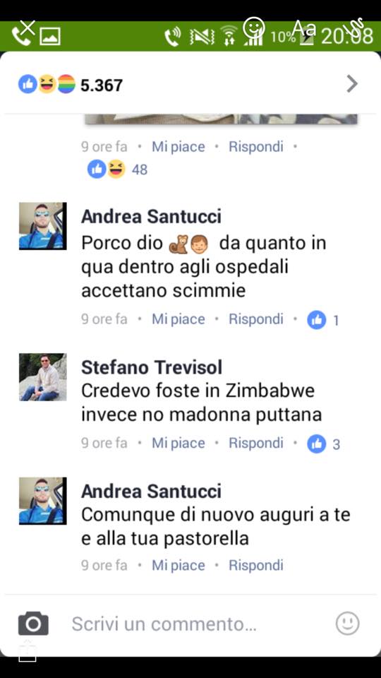 Il neopapà che aveva scritto "Siamo in stanza con le scimmie" chiede scusa e ammette la bugia