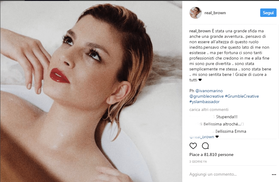 Emma si spoglia e risponde alla signora che le scrive "Truzza, camionista"