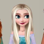 Come starebbero le principesse con nuove acconciature