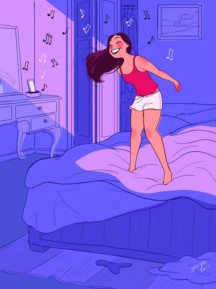 32 immagini che mostrano la bellezza di vivere da sola