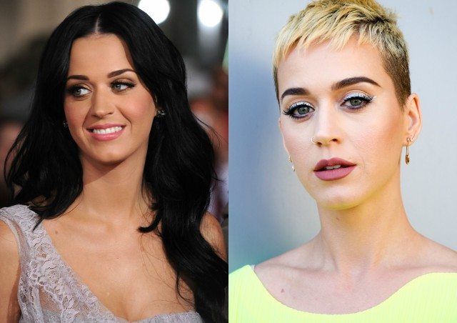 27 star prima e dopo essersi tagliate i capelli… A zero