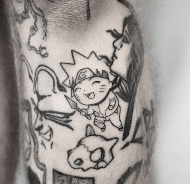 35 bellissimi tatuaggi ispirati ai manga giapponesi