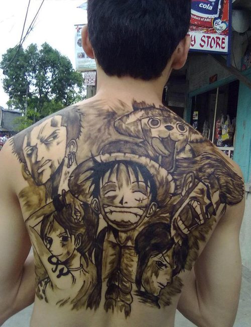 35 bellissimi tatuaggi ispirati ai manga giapponesi