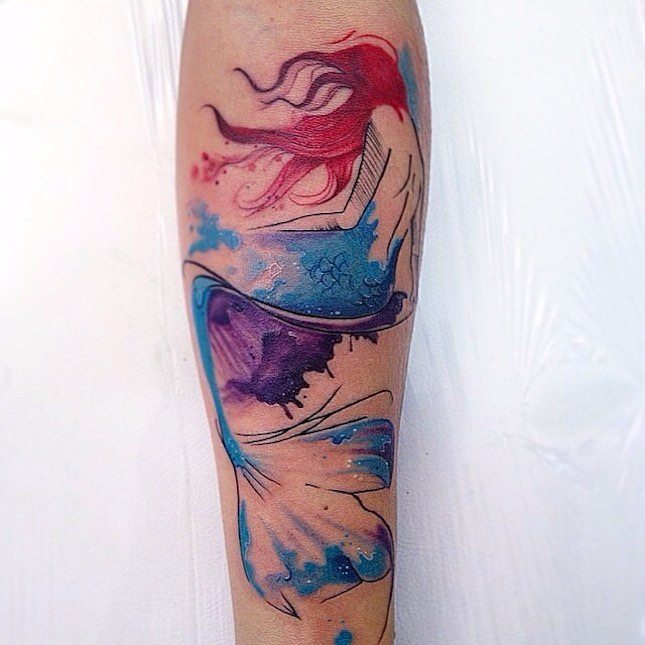 35 tatuaggi bellissimi per chi si sente una sirenetta