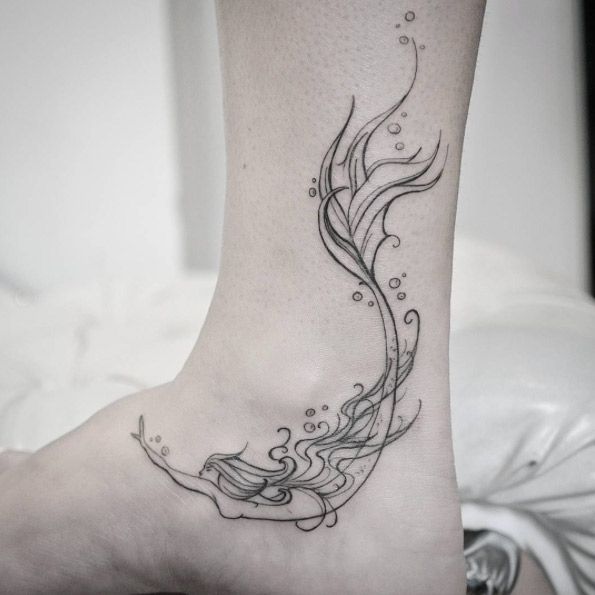 35 tatuaggi bellissimi per chi si sente una sirenetta