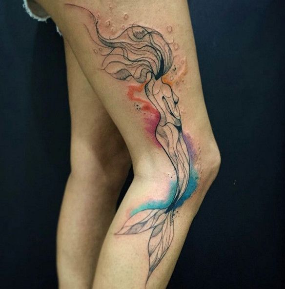 35 tatuaggi bellissimi per chi si sente una sirenetta