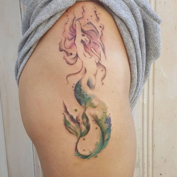 35 tatuaggi bellissimi per chi si sente una sirenetta