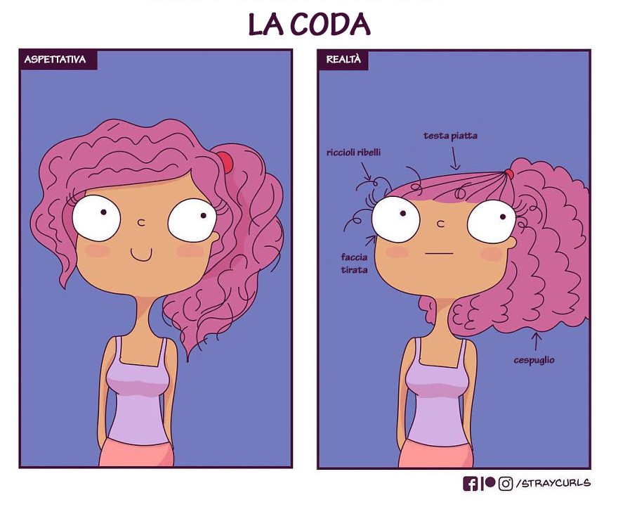 La difficile vita di chi ha i capelli ricci in 26 illustrazioni