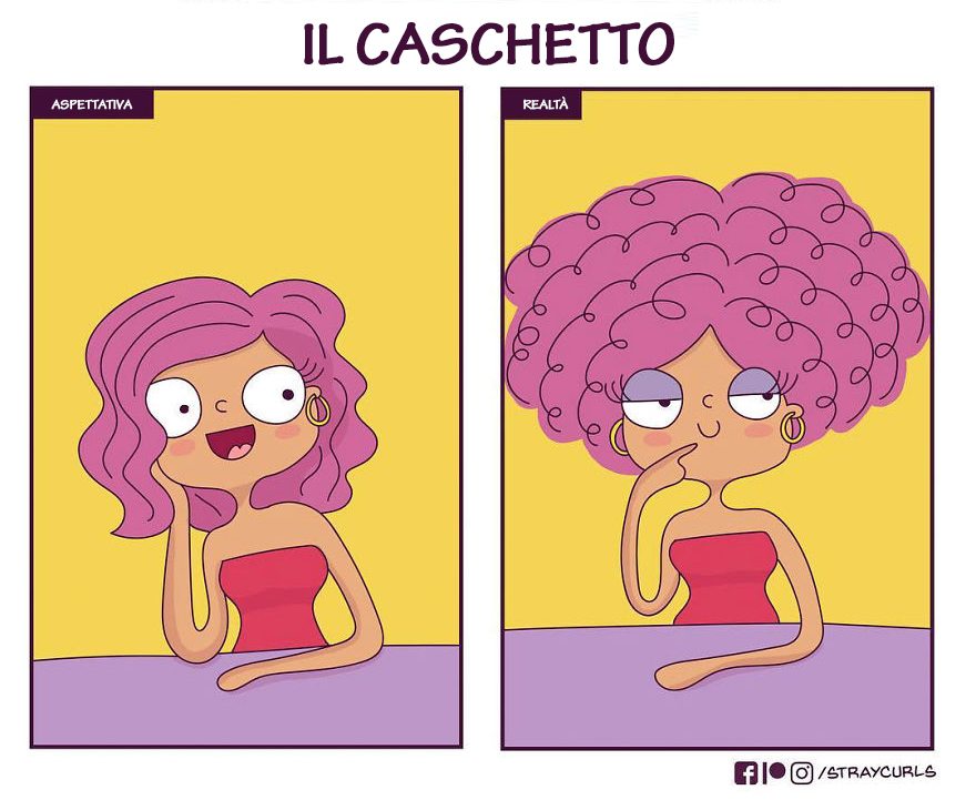 La difficile vita di chi ha i capelli ricci in 26 illustrazioni