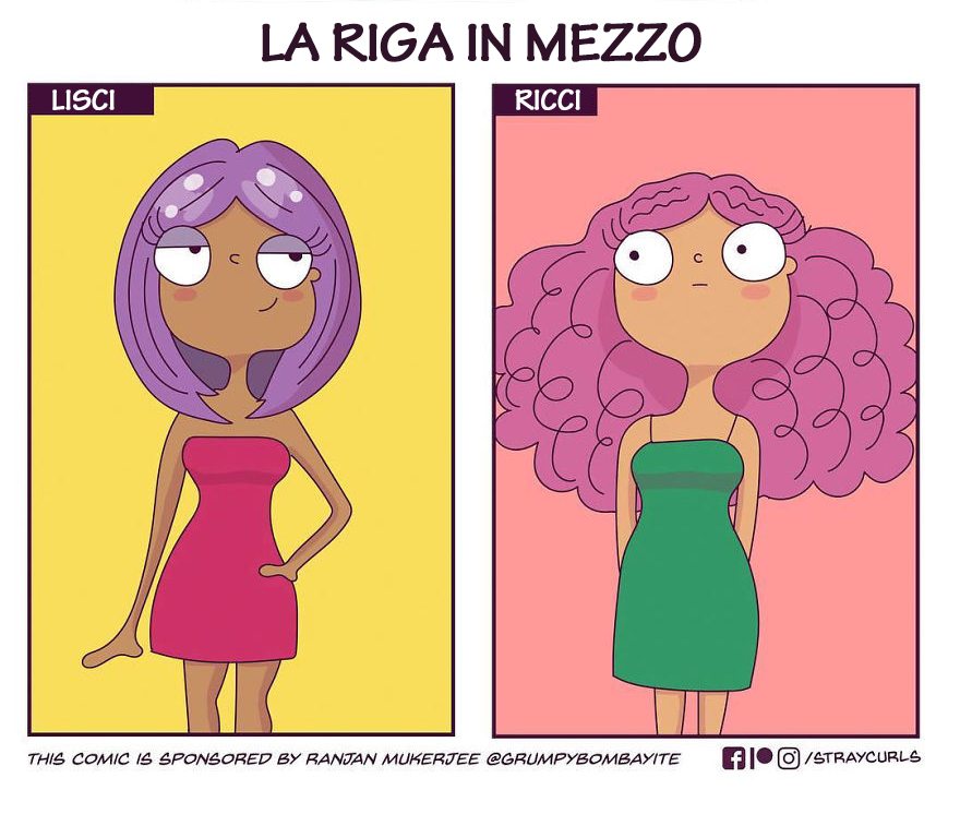 La difficile vita di chi ha i capelli ricci in 26 illustrazioni