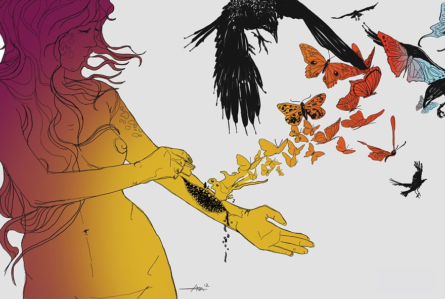 "Vi disegno cosa significa vivere con una malattia degenerativa rara"