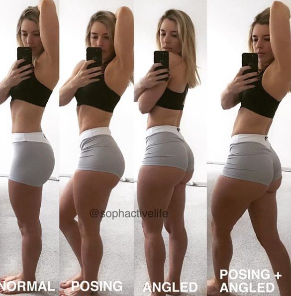"Questo è il mio sedere. E anche quest'altro": il messaggio della fitness blogger Sophie Allen