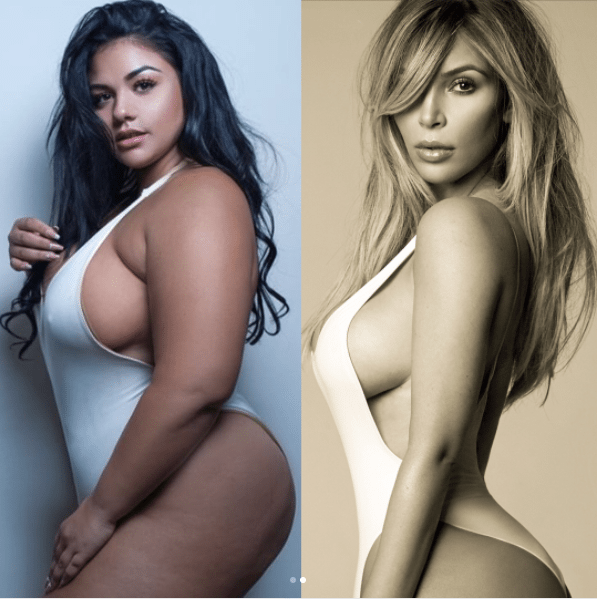 Diana Sirokai, la modella plus size che ricrea le foto delle top model