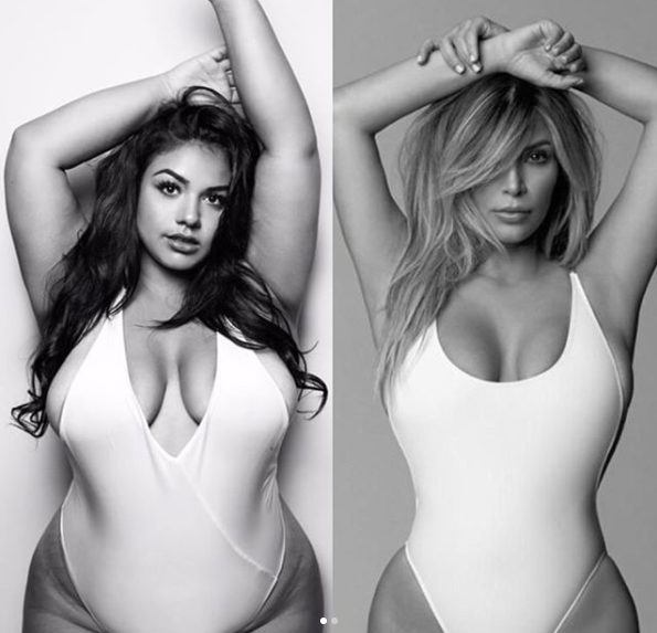 Diana Sirokai, la modella plus size che ricrea le foto delle top model