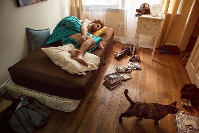 25 foto di americani "spiati" in camera da letto
