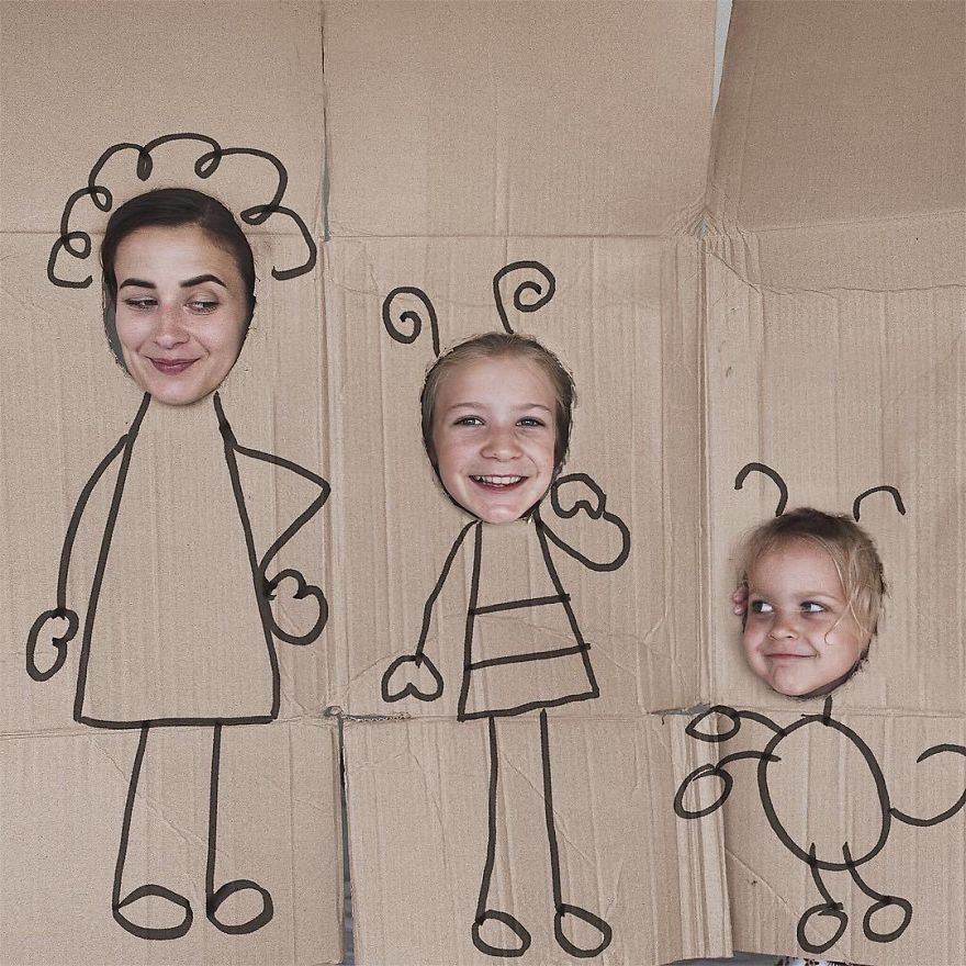 20 bellissime foto di famiglia di una mamma con le sue figlie