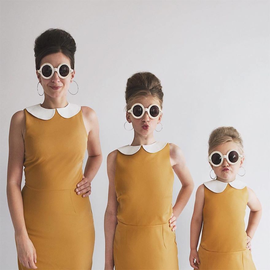 20 bellissime foto di famiglia di una mamma con le sue figlie