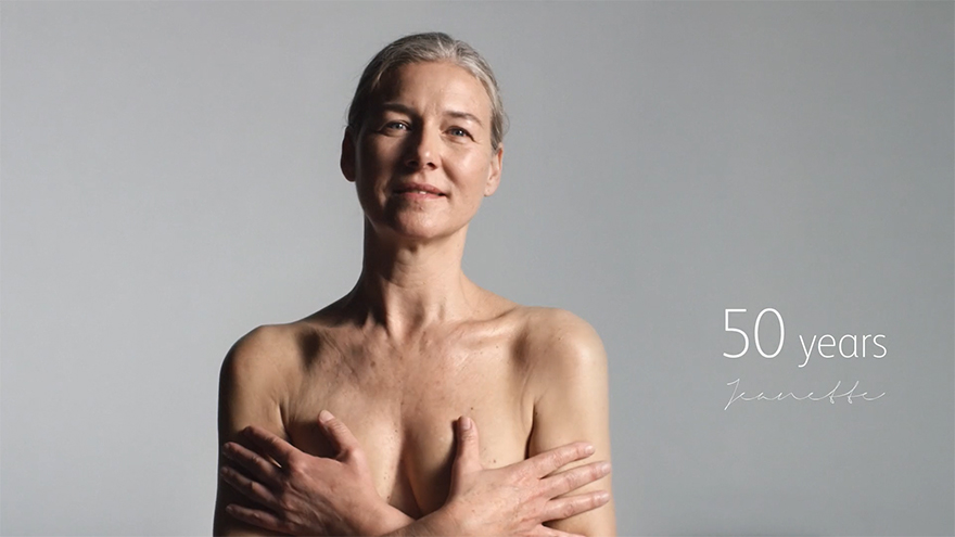 Un'intera vita (e la bellezza senza filtri di una donna) in 60 secondi