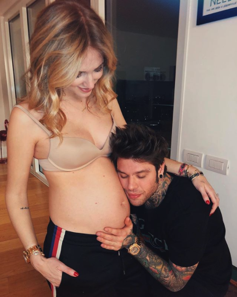 Ferragni e Fedez, baby raviolo in arrivo