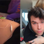 Fedez gli fa ascoltare le sue canzoni e Leone balla nel pancione
