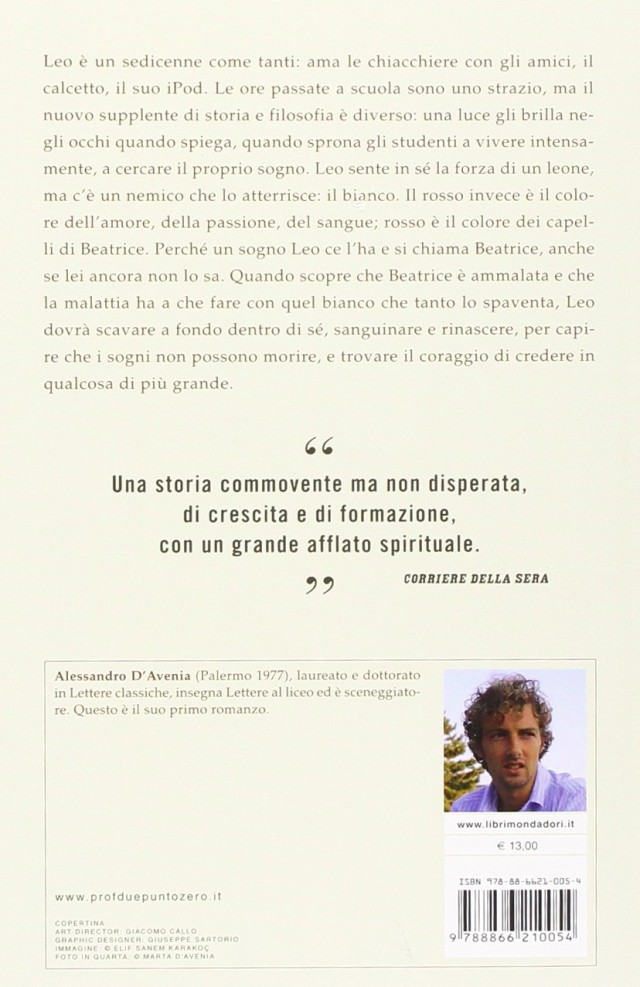 Bianca Come Il Latte Rossa Come Il Sangue Scheda Libro