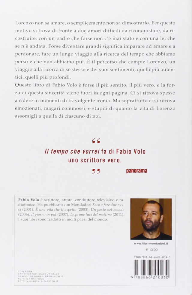 Il tempo che vorrei, Trama e Recensione RDD Il tempo che vorrei, Trama e Recensione RDD