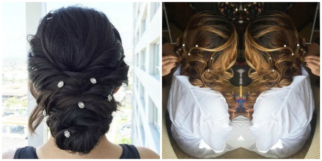 Hair gems matrimoni